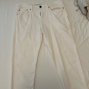 Macson Denim White Jeans Regular Fit 30-32 Waist